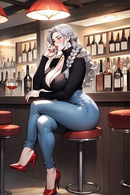 Seductive Red Heels and Perfectly Made-Up Waists in Steamy Hentai Images