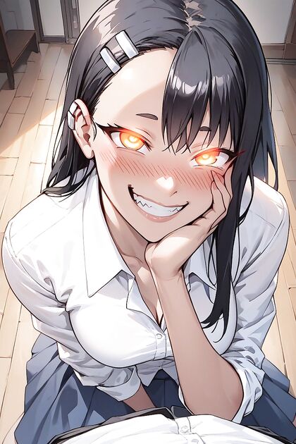 Hayase Nagatoro from Don't Toy With Me Kneels for  Hentai Pleasure