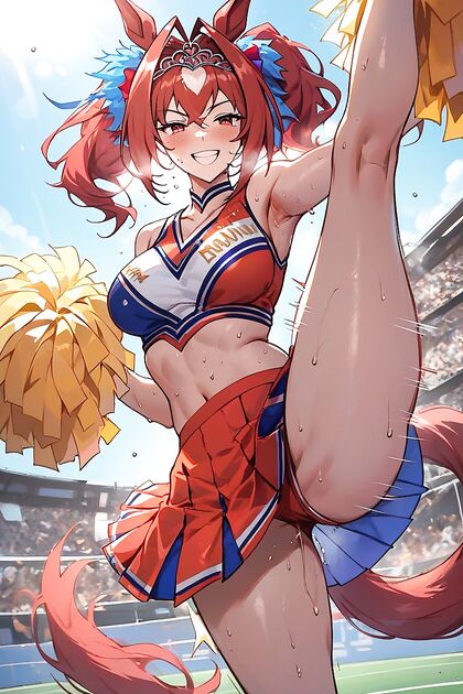Smiling and Energetic Hentai Girl 18+ Shows Off Her Perfect Anatomy and Seductive Hands
