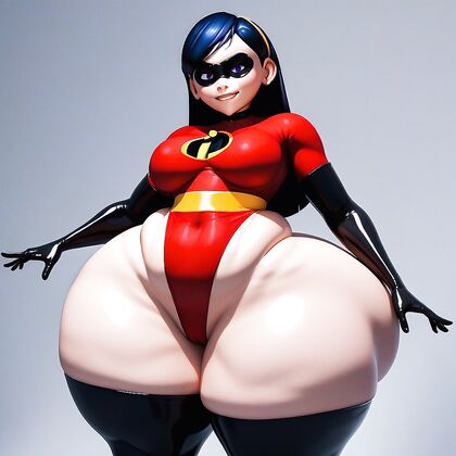 Huge-Ass BBW Picture with The Incredibles in Steamy Hentai Images