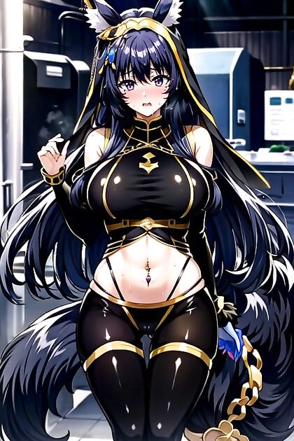 Milk Tank and Sex Machine Picture with Seductive Veiled hentai Pleasure