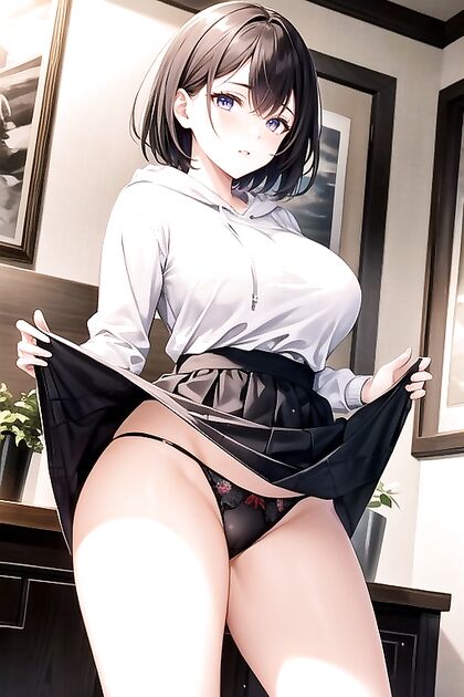 SSBBW Gets Upskirted and Pleasured in Steamy Chinese Hentai Image