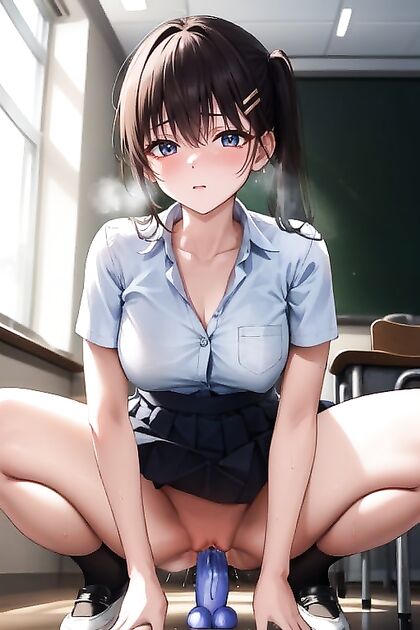 Close-Up Embarrassment – Pleated Skirt Hentai Delights