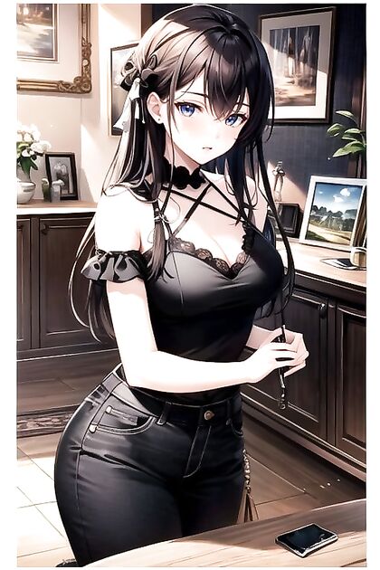 African K-Pop Idol Seduces in Steamy Hentai Sex Image