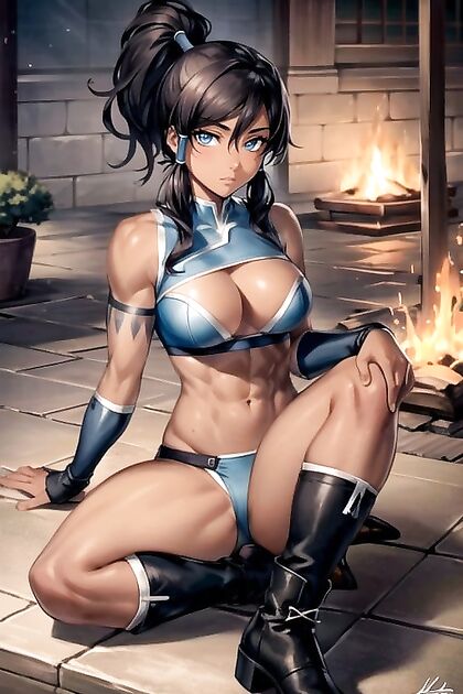 Kneeling Submissive slut Gets Drenched in Cum During  Hentai Mating Ai Hentai Image