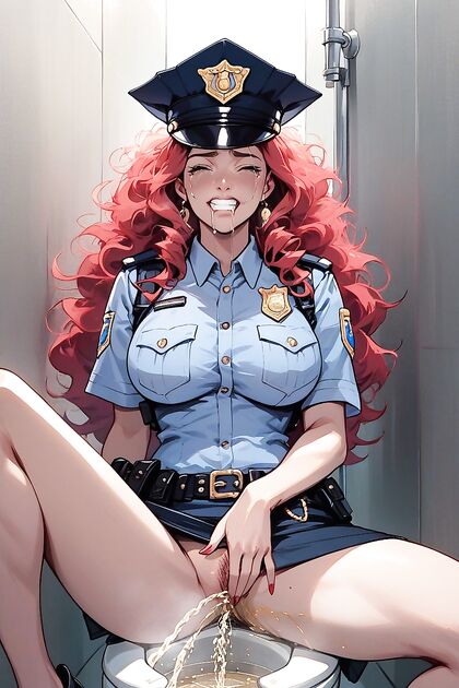 With Wide Eyes and Massive Tits in Erotic Hentai Picture