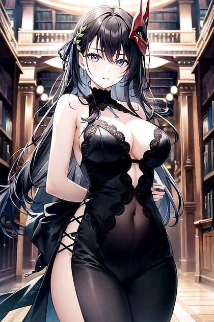 Evening Ball Mask Close-Up Solo Pleasure in Hentai AIErotica
