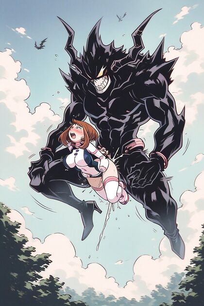 Blushing Beauty with Arms Bound in Motion-Filled Hentai Pleasure
