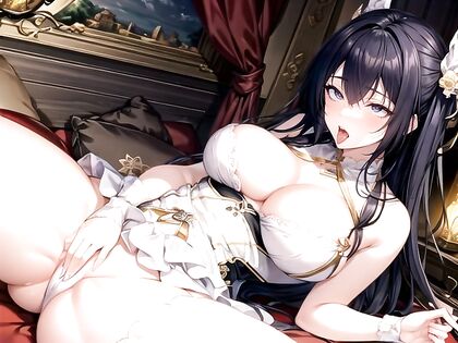 Skinny Girl 18+ Shows Ahegao Face While Fucking a Huge Dildo in Horny Hentai Clip