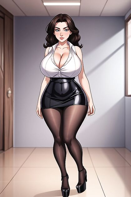 Full Body View, Long Thick Chunky Legs inMind-Blowing Hentai Picture