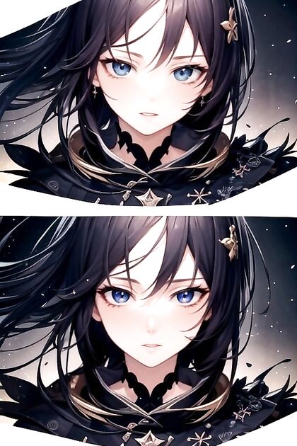 Natural Breasts Take Center Stage in Seductive Noir Hentai Picture