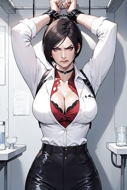 Sweaty Lab Experiment Ends with Arms-Up Hentai Ecstasy