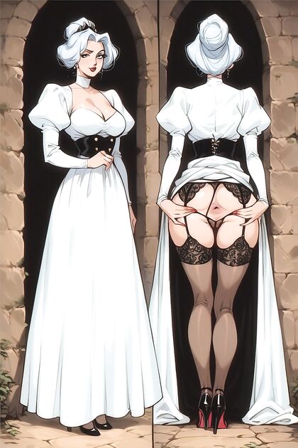 Super-Detailed Hentai AI Porn – Garter Belt, Stockings, and Steamy Ass Close-Ups
