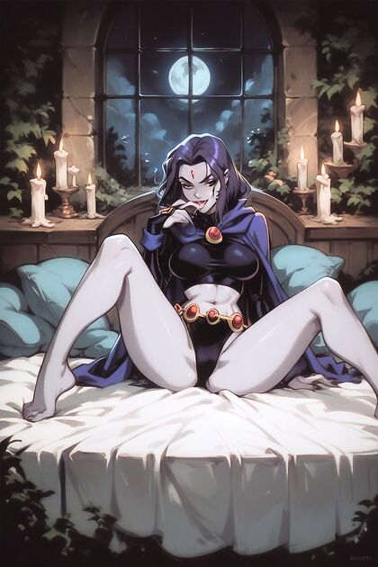 Romantic Candlelit Bedroom Image Turns  with Seductive Hentai Picture
