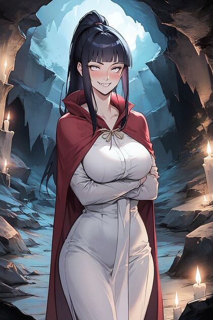 Cute Girl 18+ with Ponytail Explores Cave in Seductive Hentai Adventure