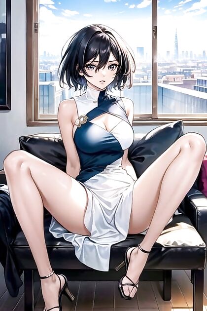 African Beauty Shines in Vibrant Manga at High-Noon Hentai Pleasure