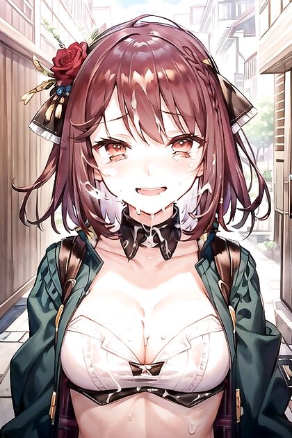 Sophie from Atelier Cries Happily After  Hentai Cumshots