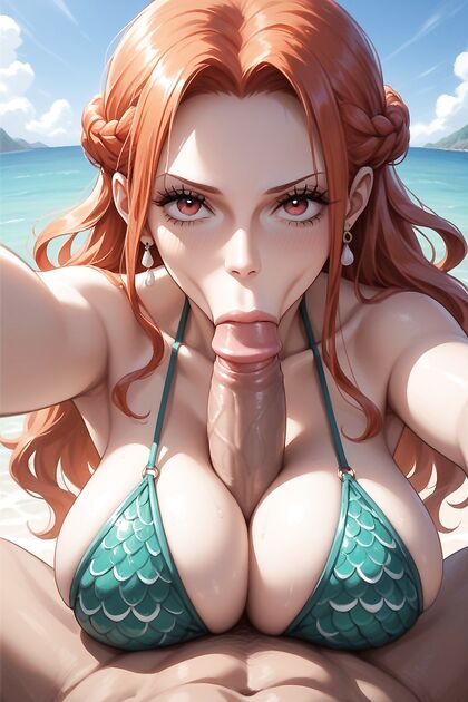 Huge Tits POV Blowjob – Sucking Hard in Hentai AI Porn