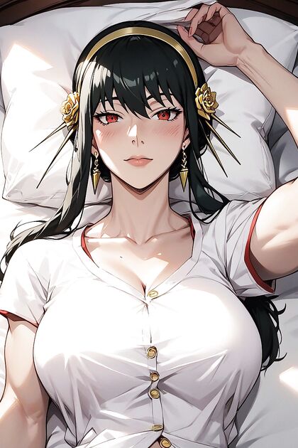 Lying Down POV Picture with Seductive Hentai Women