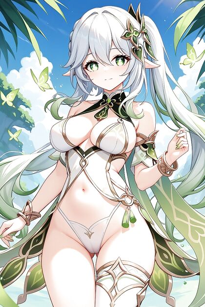 Nahida from Genshin Impact Stars in Seductive Hentai AI Picture