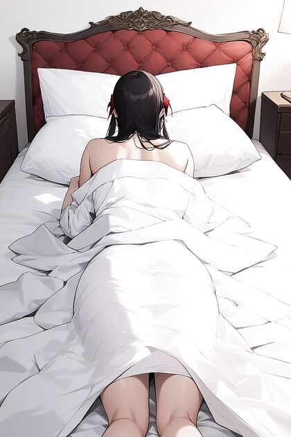 Woman in Pajamas Enjoying Intimate Moments in Close-Up Hentai Images