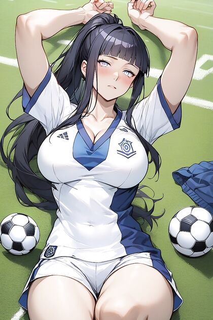 Embarrassed Soccer Player Shows Off His Rounded Ass in hentai AI Picture