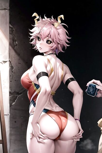 Ashido Mina from My Hero Academia Shows Off Her Supportive Cheeks as a Cheerleader