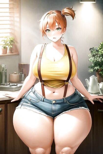 SSBBW With an Enormous Ass and Massive Breasts in Steamy Hentai Picture