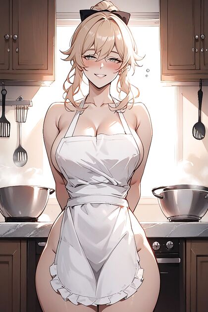 Horny Hentai Chick Gets Tied Up in the Kitchen for Steamy Picture