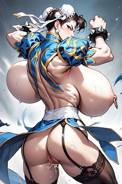 Gigantic Breasted Beauty Takes It from Behind in Wild Hentai Picture