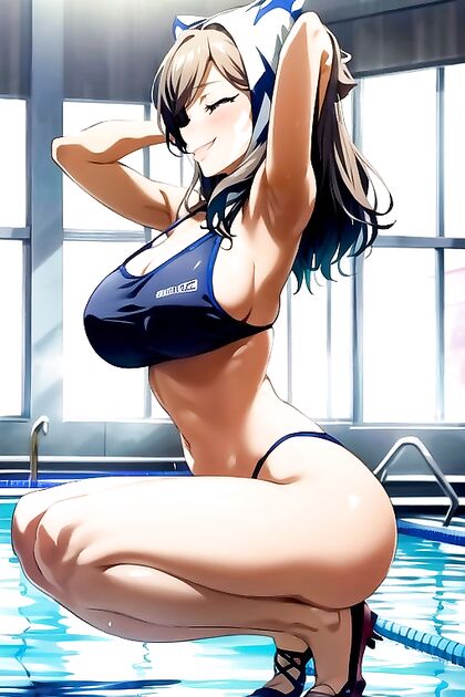 Natural Breasts and Bikinis – A Steamy Blowjob Adventure in Hentai