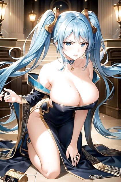 Skinny Teen 18+ with Amazing Cleavage Explodes in Hentai Ecstasy