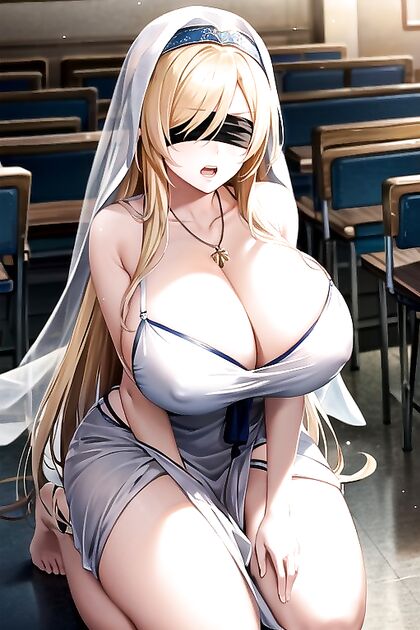 Kneeling in Dusk – A Cinematic Hentai Experience