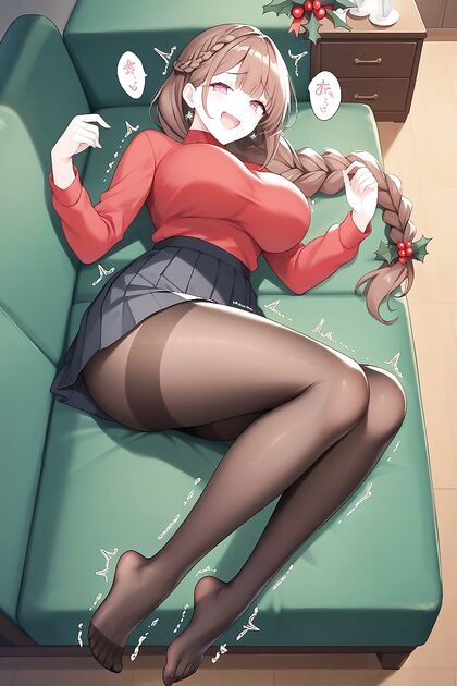 Holly's Pale Skin and Braided Hair in Seductive Hentai Images