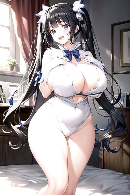 Hestia from DanMachi Shows Off Her Cute Curves and Massive Ass in Hentai Bliss