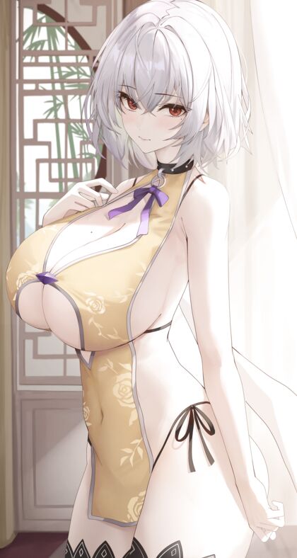 Hella Hot Yellow Chin-A Dress Gett’N It On - XXX HENTAI PIC!