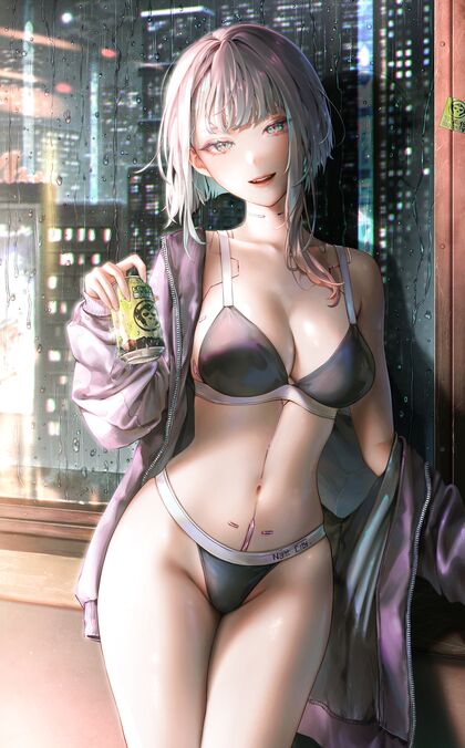 Horny Lucy Offers Her Hot XXX Juice - Hentaified Drink Orgy