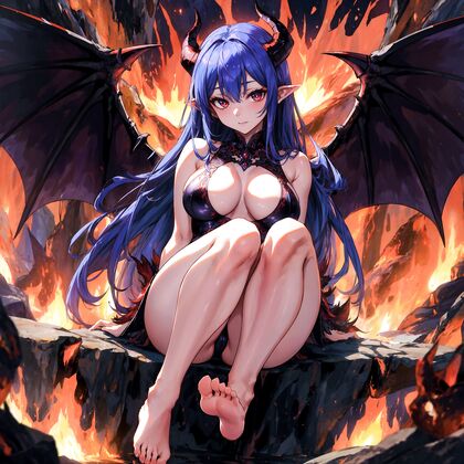 Hellishly Hot Honey - Demon Waify XXX Pics