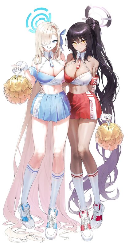Horny Hotties in X-Rated Cheertastic Action! (NSFW)