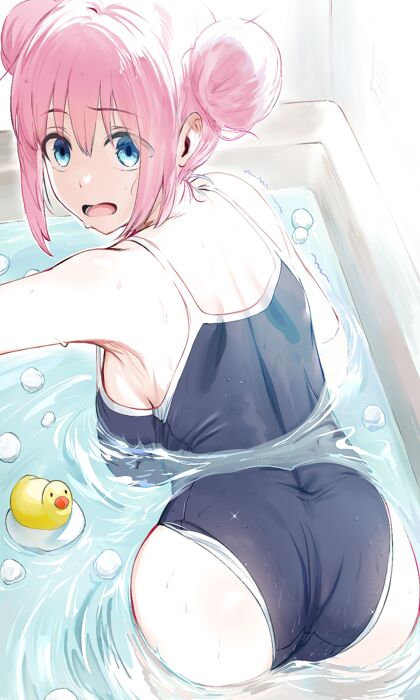 Horny Babe Gets Wet n Wild in Steamy Bath Tube – Hentai XXX Pics Inside!