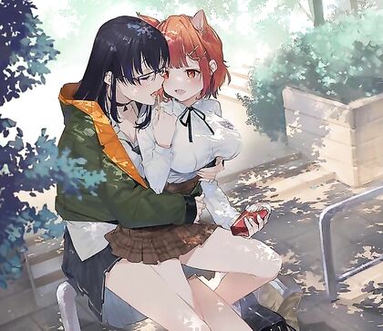 Holy Fuckin’ Hotties! Sweatty Chicks Succulently Licking on Sticky Poppycock