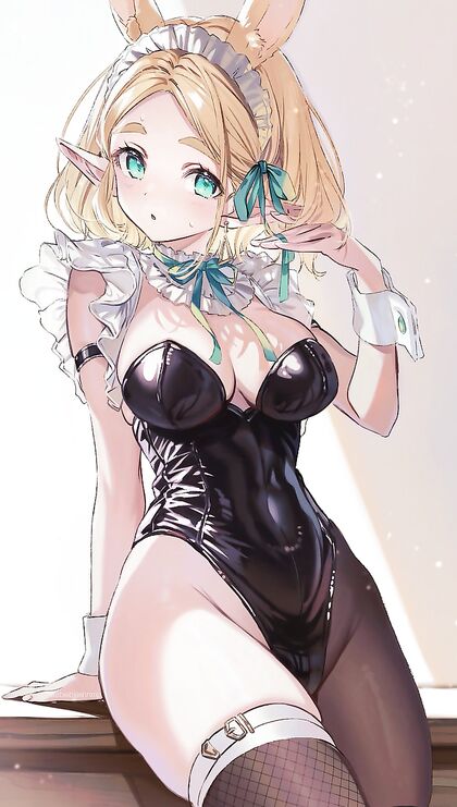 Hella Hot Harem-scaping Babe Zeldah - XXX Pics of Bunnie Chick in Bondage Gear