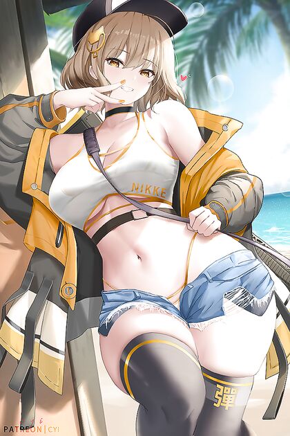 Horny Anais Gets Wet n Wild on da Beach - Hentai XXX Pics Inside!