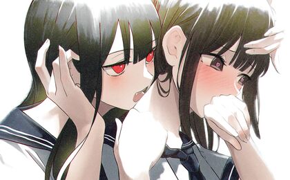 Horny Vamps & Their Salacious GF Experience - Hentai XXX Pics Inside!