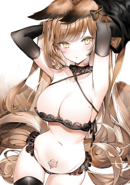Hella Horny Henta Fox Gets Tatted Up by Demon Dick