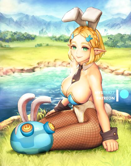 Hella Hot Harem-style Bunnie Babe Zeldas XXX Porn Pic