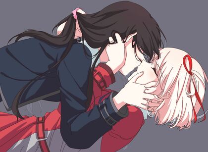 Horny as Fuck Takima & Chi-Chan Get Their Freaks On With Steamy Lesbian Kiss Action!