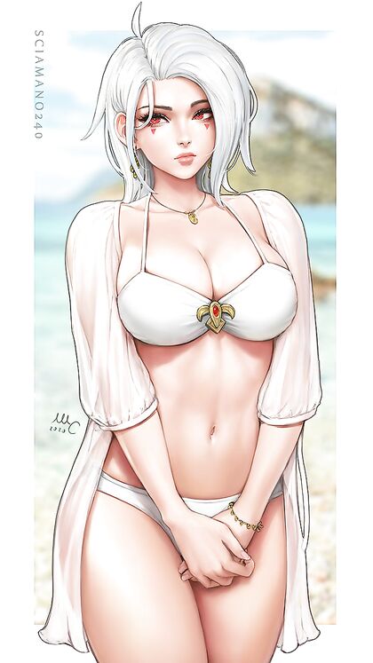 Holy Shit! Bianka is one freaky babe in this hentaixxx porn pic!