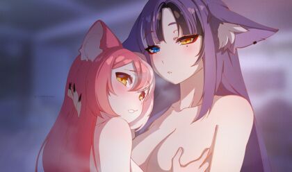 Horny AF Yurifoxes Fucking Foxgirls in XXX HENTAI PIC