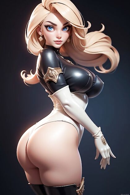 Seductive Voluptuous Body Tempts You into a Creamy Hentai Finish